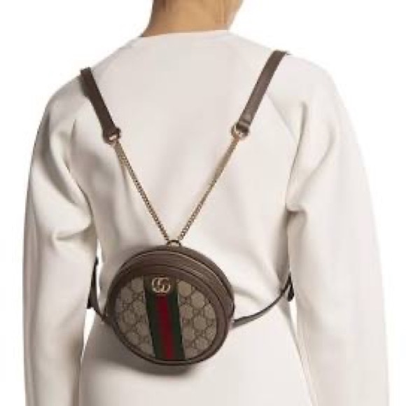 Gucci Ophidia monogram round backpack - Picture 9 of 9